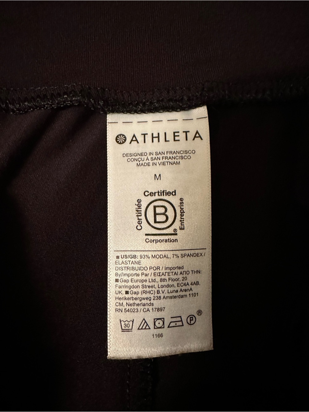 Athleta Release Black draped pants. - Picture 3 of 4
